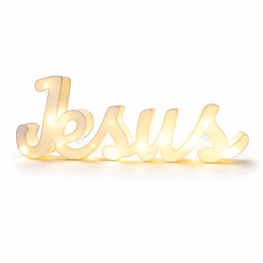 Letreiro Iluminado Jesus