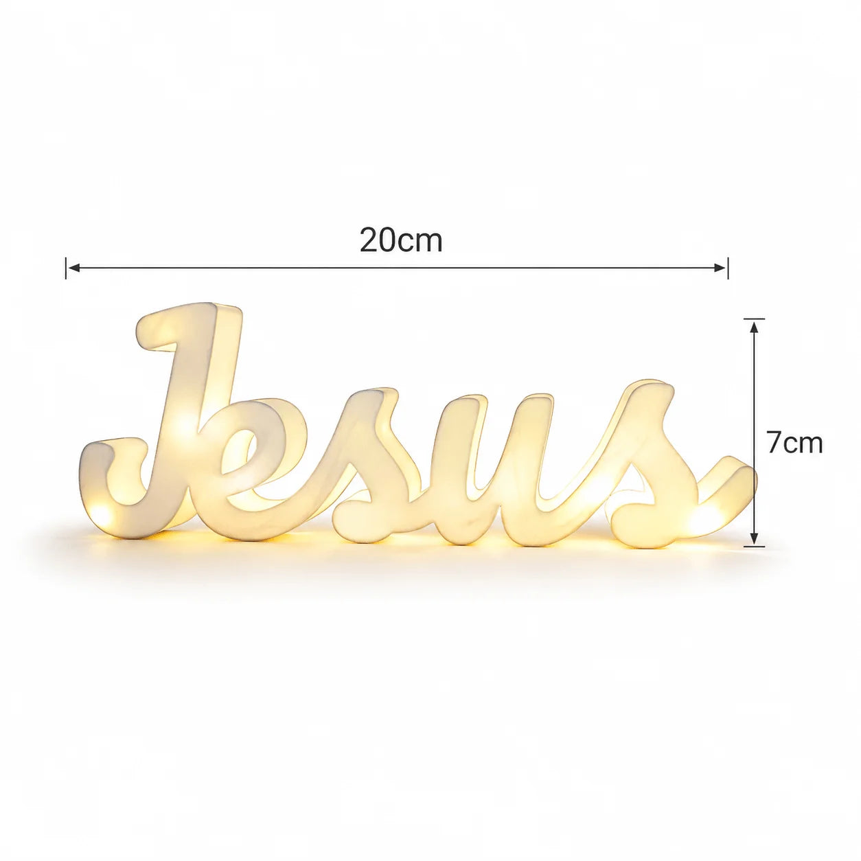 Letreiro Iluminado Jesus