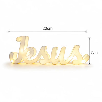 Letreiro Iluminado Jesus