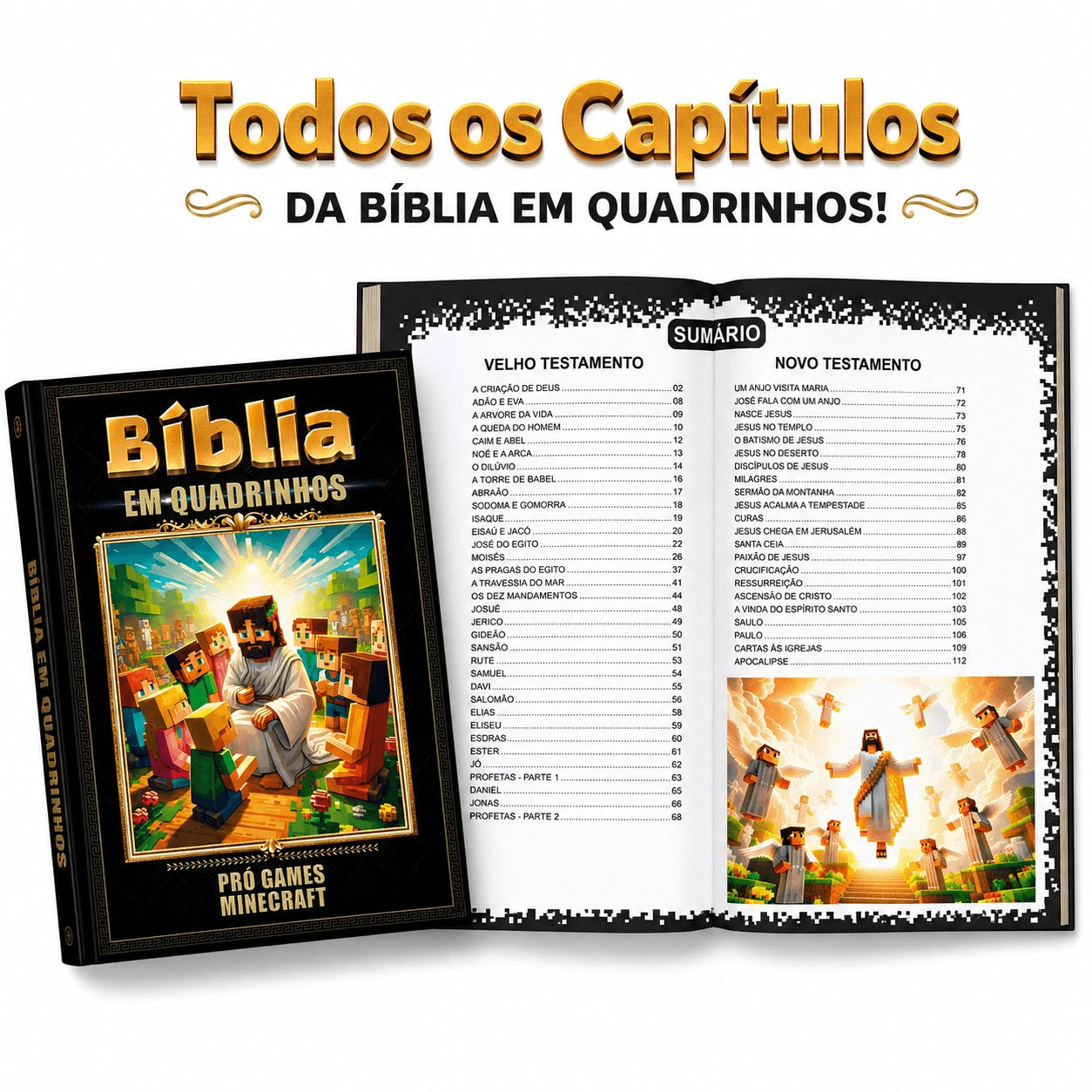 Bíblia em Quadrinhos MIneCraft