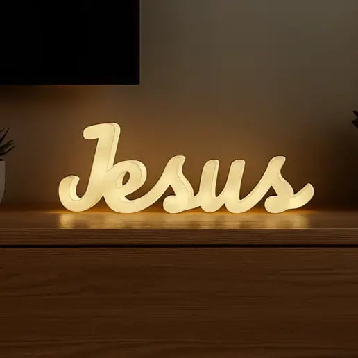 Letreiro Iluminado Jesus