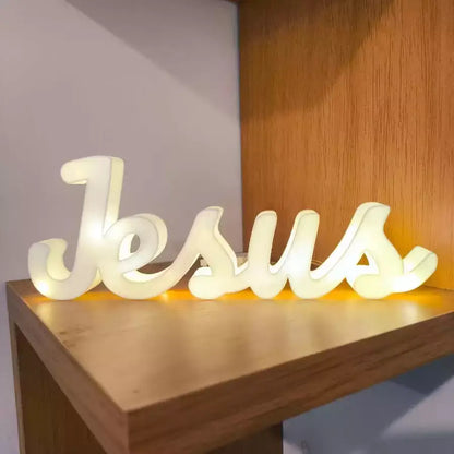 Letreiro Iluminado Jesus